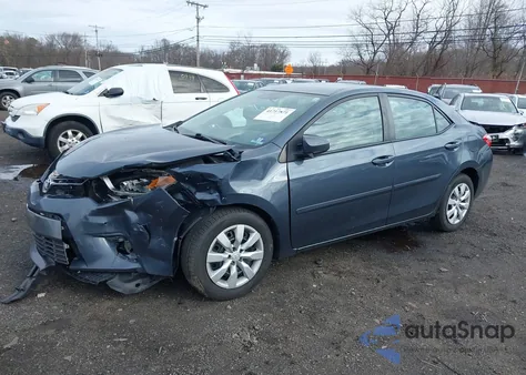 2016 Toyota Corolla Le z USA, uszkodzony, nr VIN 2T1BURHE2GC658744